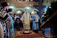 Епископ Иннокентий отслужил Литургию в Свято-Введенской Островной пустыни Александровской епархии
