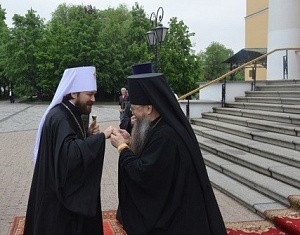 В Даниловом монастыре совершена Литургия по случаю 70-летия Отдела внешних церковных связей Московского Патриархата