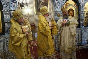 В монастыре святых Царственных страстотерпцев состоялось архиерейское служение