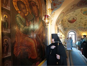 Чудотворная икона заняла свое достойное место