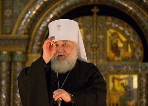 Митрополит Истринский Арсений совершил Великое повечерие в Зачатьевском монастыре