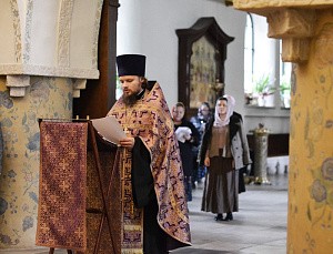 В Марфо-Мариинской обители состоялся молебен по случаю шестилетия Детской выездной паллиативной службы 