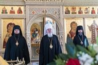 Митрополит Сергий возглавил престольный праздник в Алексиево-Акатовом монастыре Воронежа