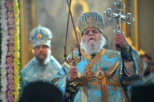 В Пюхтицком монастыре состоялся престольный праздник  Успения Пресвятой Богородицы