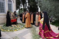 Духовенство Иерусалимской, Русской и Болгарской Православных Церквей приняло участие в празднике «Целования» в Горненском монастыре
