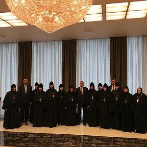 Состоялась встреча игумений с  полномочным представителем  Президента РФ А.Д. Бегловым