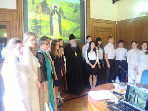 Учащиеся Православной гимназии Покровского монастыря приняли участие в юбилейной конференции «Преподобный Сергий. Лик русской духовности»