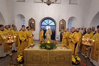 В Юрьевом монастыре Великого Новгорода почтили память святителя Феоктиста, архиепископа Новгородского 