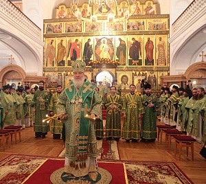 Патриарх Кирилл возглавил Литургию в Шамординской обители и совершил хиротонию архим. Тихона (Шевкунова) во епископа Егорьевского
