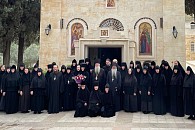 Настоятельница Горненского монастыря в Эйн-Кареме игумения Екатерина (Чернышева) приняла поздравления к своему 60-летию