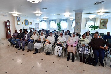 Представители Коптской Церкви в Покровской обители