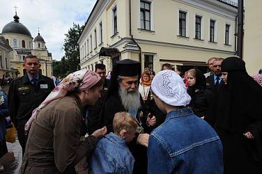 Визит Блаженнейшего Патриарха Иерусалимского Феофила III, июль 2013 года