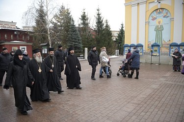 Визит архиереев Албанской Православной Церкви, 2017 год. В составе делегации – митрополит Иоанн (Пелуши), с марта 2025 года – Блаженнейший Архиепископ Тиранский и всей Албании