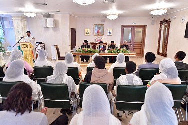 Представители Коптской Церкви в Покровской обители